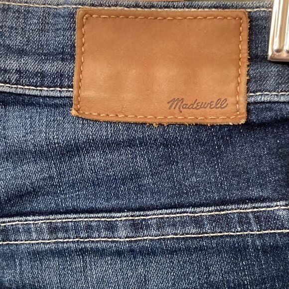 MADEWELL Slim Straight High Rise Jeans W/ Raw Hem Size 26 - Picture 9 of 9
